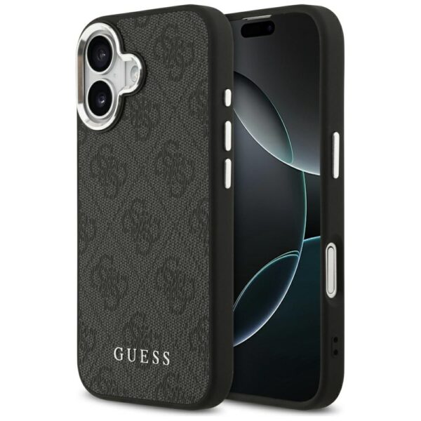 Husa originala Guess iPhone 17 Hardcase 4G Classic Logo MagSafe, negru, GUHMP17SP4GSSMCK - imagine 2