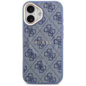 Husa originala Guess iPhone 17 Hardcase 4G Classic MagSafe, albastru, GUHMP17SP4MSEGCB