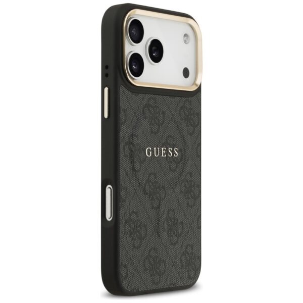 Husa originala Guess iPhone 17 Pro Hardcase 4G Classic MagSafe, negru, GUHMP17LP4MSEGCK - imagine 4