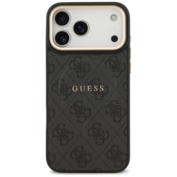 Husa originala Guess iPhone 17 Pro Hardcase 4G Classic MagSafe, negru, GUHMP17LP4MSEGCK - imagine 2