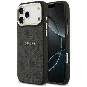 Husa originala Guess iPhone 17 Pro Hardcase 4G Classic MagSafe, negru, GUHMP17LP4MSEGCK
