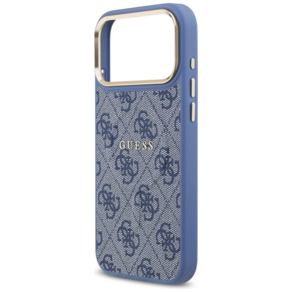 Husa originala Guess iPhone 17 Pro Hardcase 4G Classic MagSafe, albastru, GUHMP17LP4MSEGCB - imagine 5