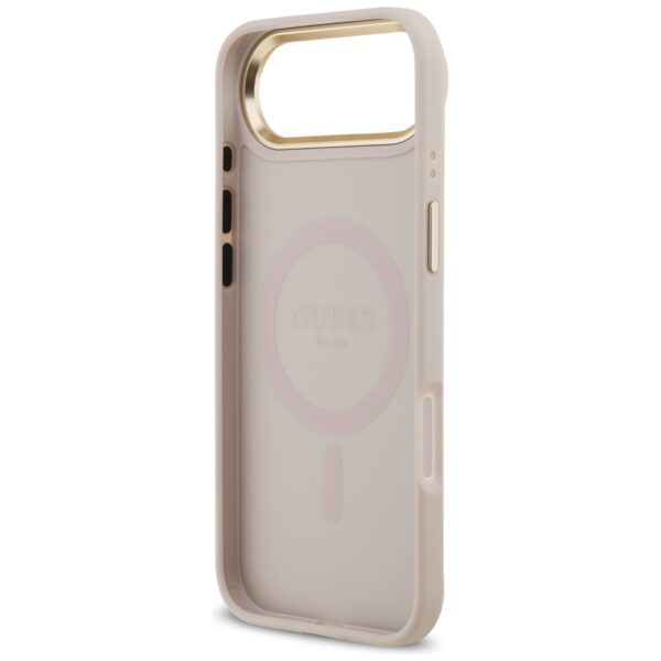 Husa originala Guess iPhone 17 Air Hardcase 4G Classic MagSafe, roz, GUHMP17MP4MSEGCP - imagine 6