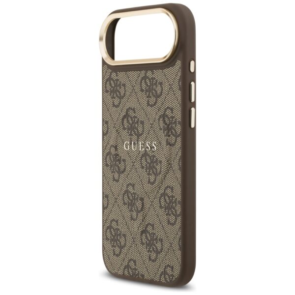 Husa originala Guess iPhone 17 Air Hardcase 4G Classic MagSafe, maro, GUHMP17MP4MSEGCW - imagine 6
