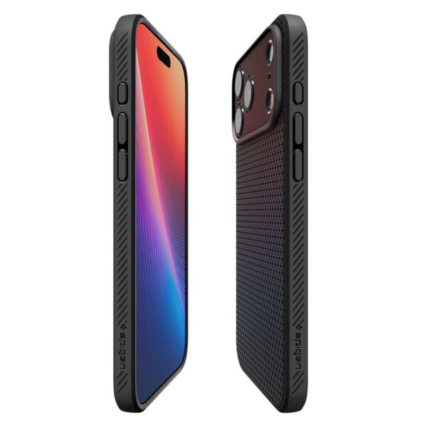 Husa iPhone 17 Pro Spigen Liquid Air, negru - imagine 6