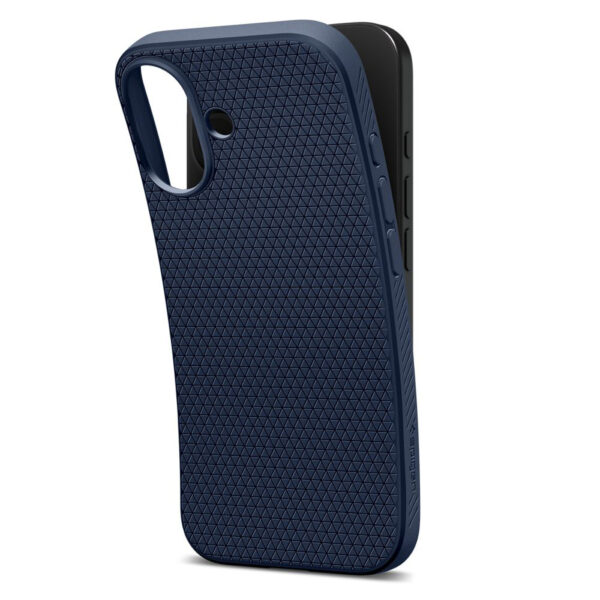 Husa iPhone 17 Spigen Liquid Air, bleumarin - imagine 6