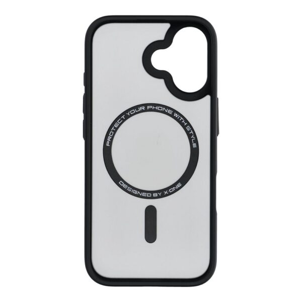 Husă X-ONE Dropguard Magnetic Case Air (compatibilă cu MagSafe) – pentru Apple iPhone 17, neagră - imagine 2