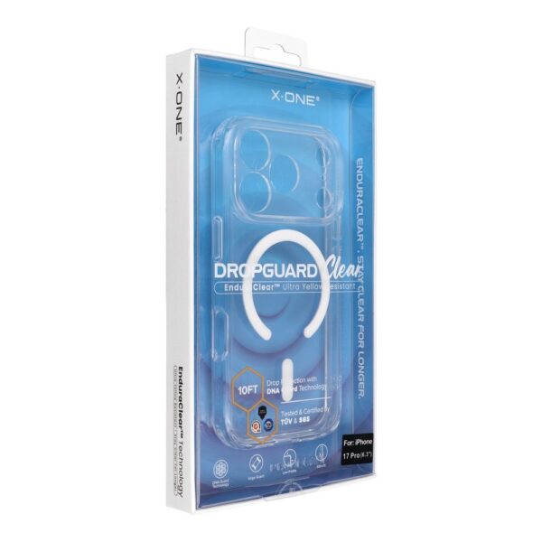 Husă X-ONE Endura Clear Case (compatibilă cu MagSafe) – pentru Apple iPhone 17 Pro, transparentă - imagine 3