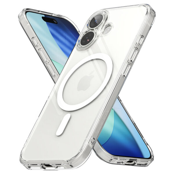 Husa MagSafe pentru Apple iPhone 17, Ringke, Fusion, Transparenta - imagine 2