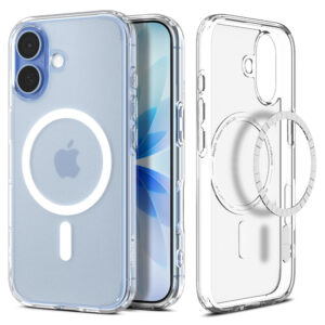 Husa iPhone 17 Spigen Ultra Hybrid MagSafe, alb