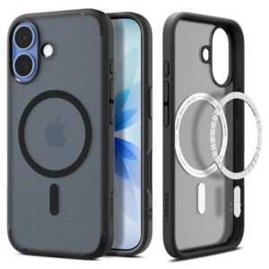 Husa iPhone 17 Spigen Ultra Hybrid MagSafe, cenusiu