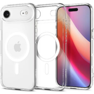 Husa, Spigen Ultra Hybrid Mag Magnet pentru iPhone Air, Transparent Alb
