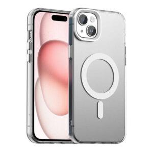 Husa iPhone 15 Techsuit CandyCase MagSafe, alb