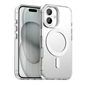 Husa iPhone 16 Techsuit CandyCase MagSafe, alb