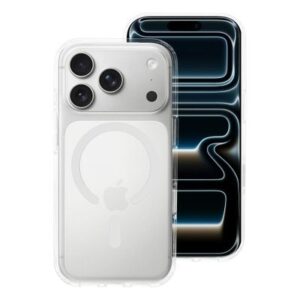 Husă pentru iPhone 17 Pro Forcell F-Protect Clear Hybrid Premium compatibilă cu MagSafe, transparentă 0INT