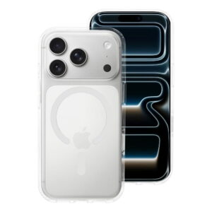 Husă pentru iPhone 15 Pro Max Forcell F-Protect Clear Hybrid Premium compatibilă cu MagSafe, transparentă