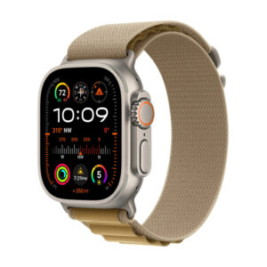 Apple Watch Ultra 2, GPS, Cellular, Carcasa NaturalTitanium 49mm, Alp Lp S- Medium