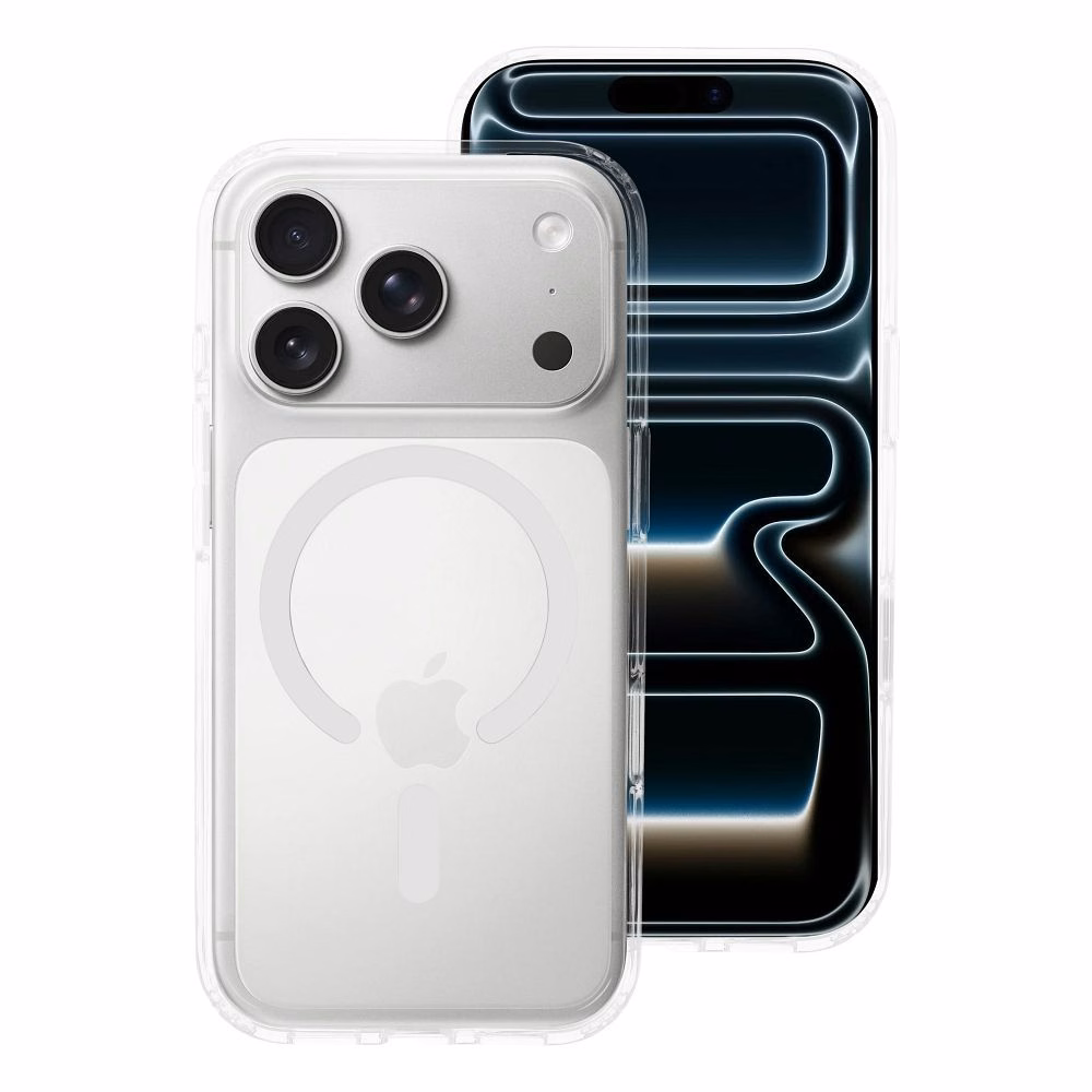 Husă Forcell F-Protect Clear Hybrid Premium pentru iPhone 16e (SE4 2025) / 17e, transparentă, compatibilă cu MagSafe
