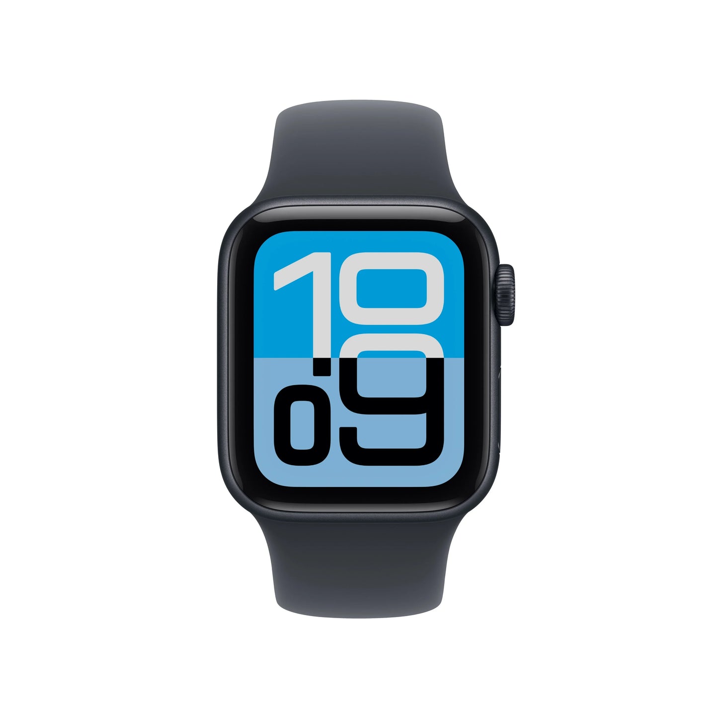 Apple Watch SE 3 (2025), GPS + CELLULAR, Carcasa Midnight Aluminium 44mm, Midnight Sport Band – M/L - imagine 2